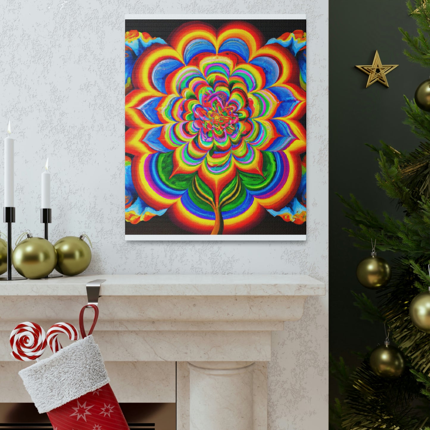 "Vibrant Blooms" - Canvas