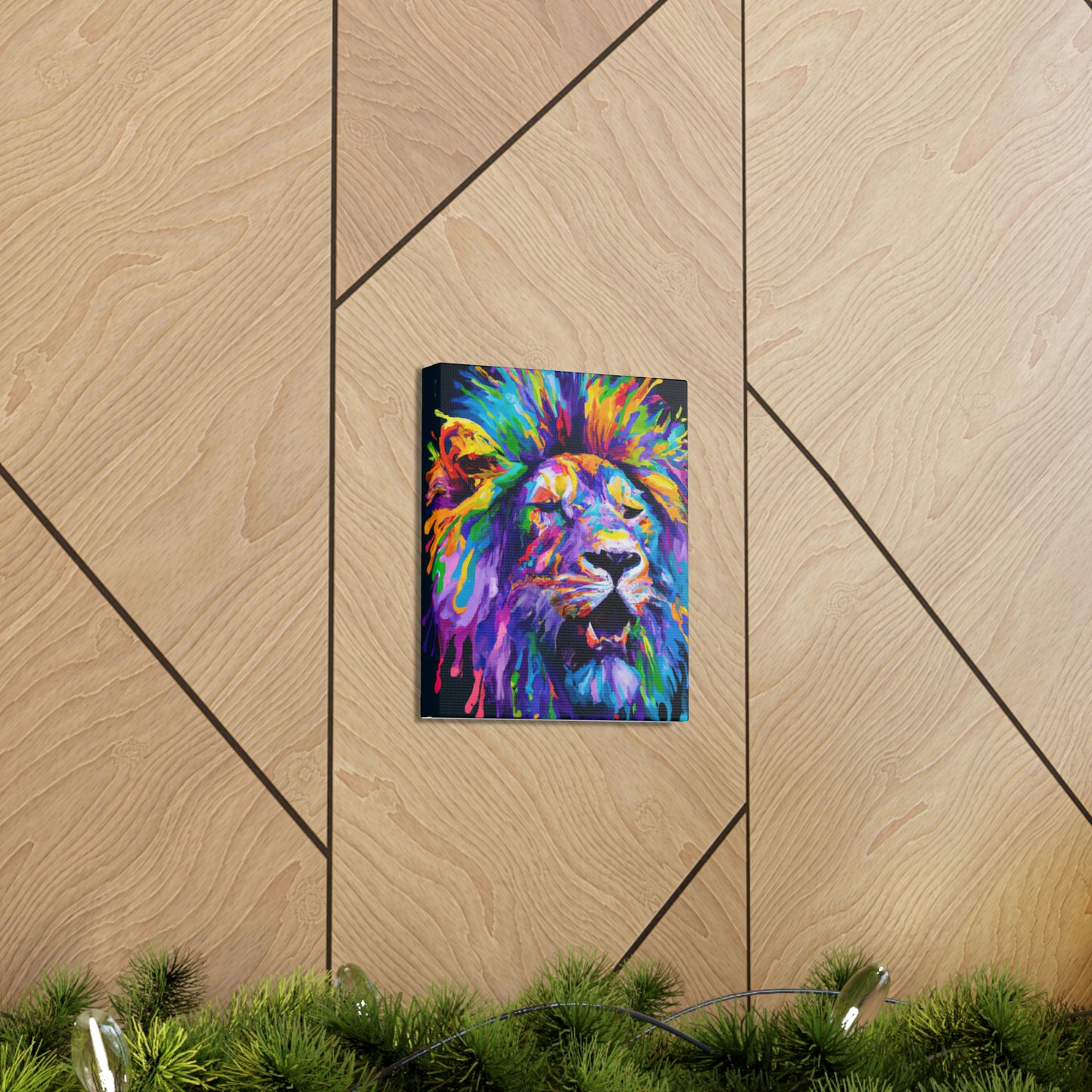 Lion Prismatic - Canvas