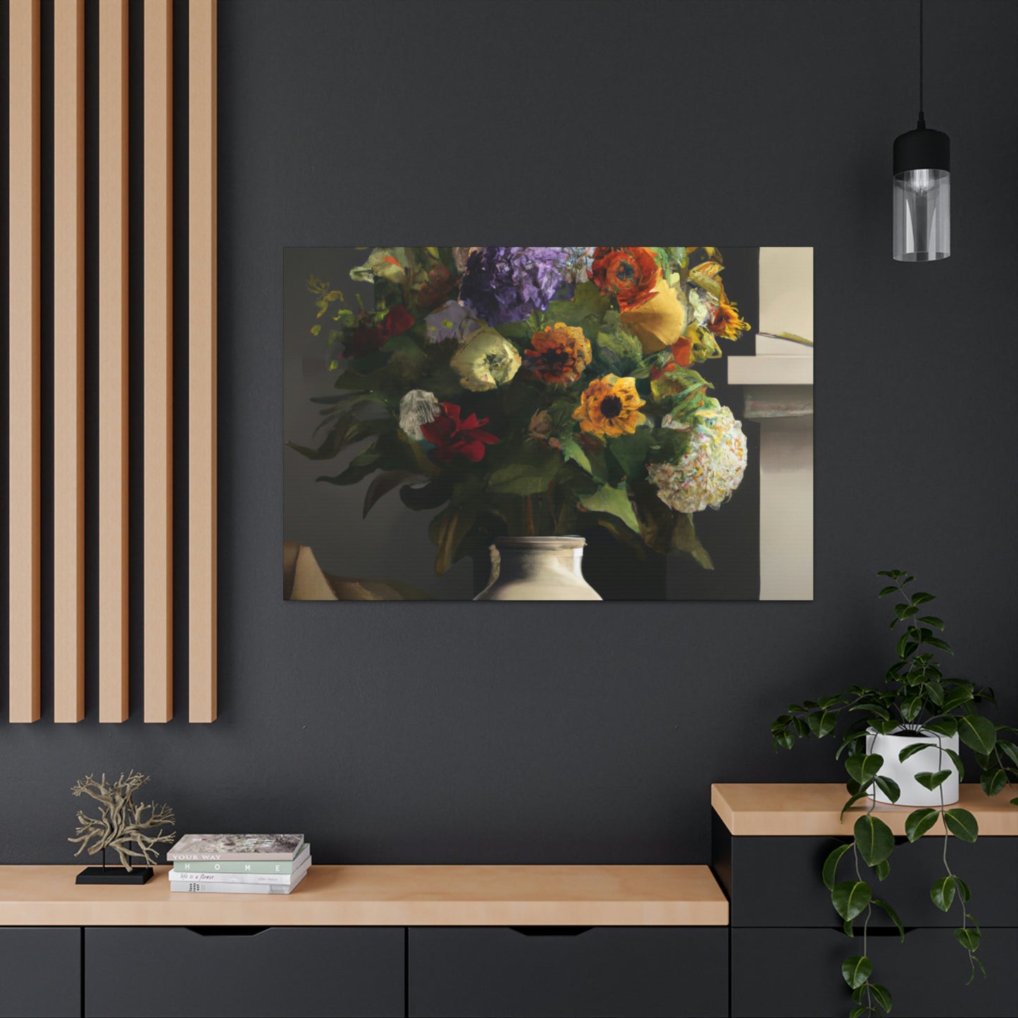 Floral Splendor Dream. - Canvas