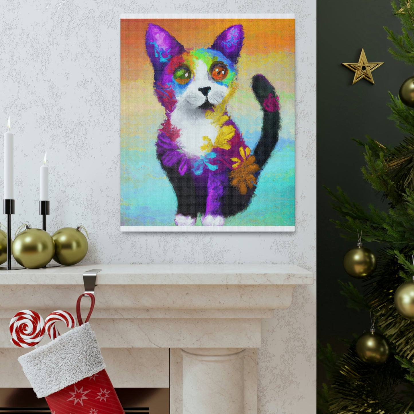 Feline Fusion - Canvas