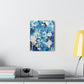 Blue Intricate Tiles - Canvas