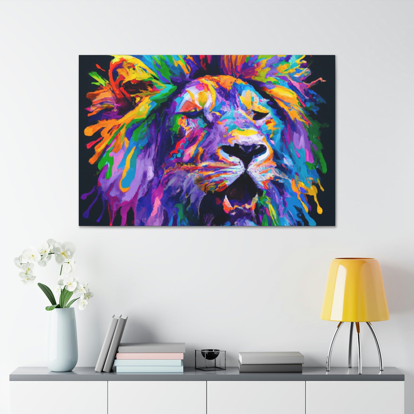 Lion Prismatic - Canvas