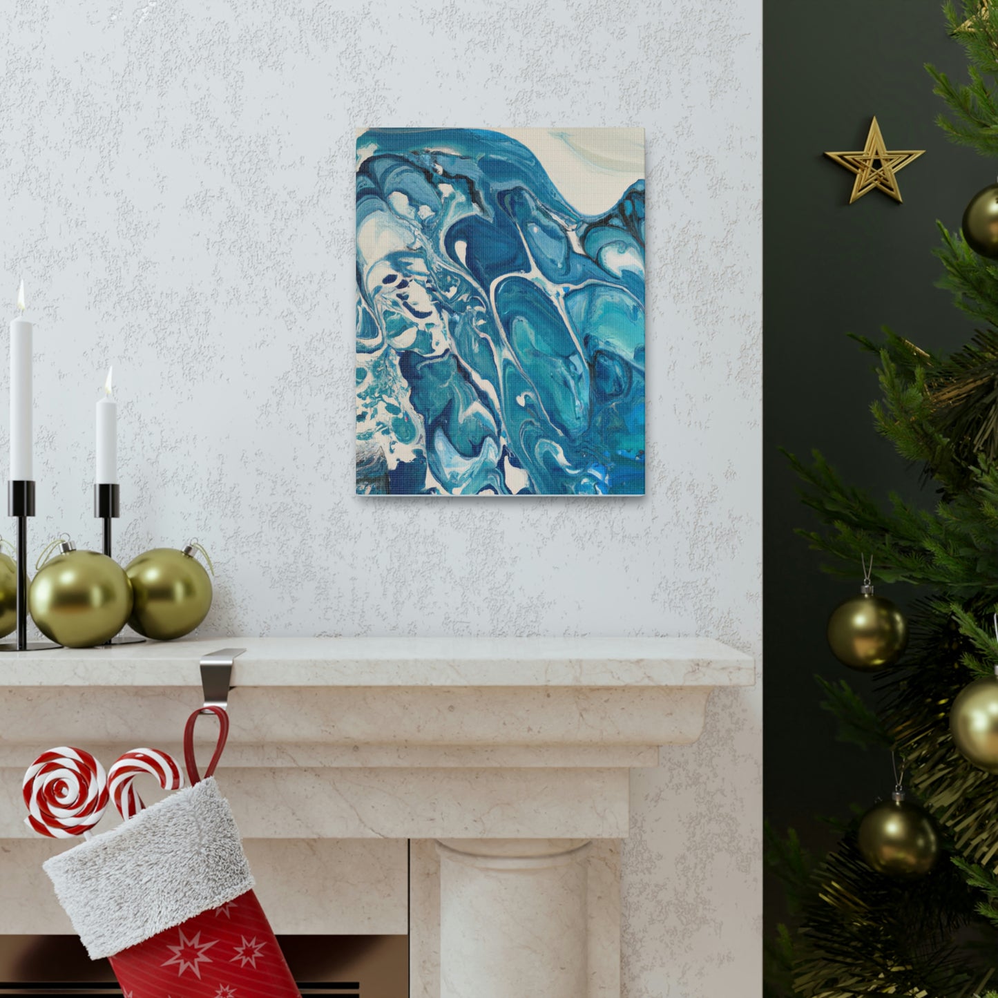 Celestial Flow - Canvas