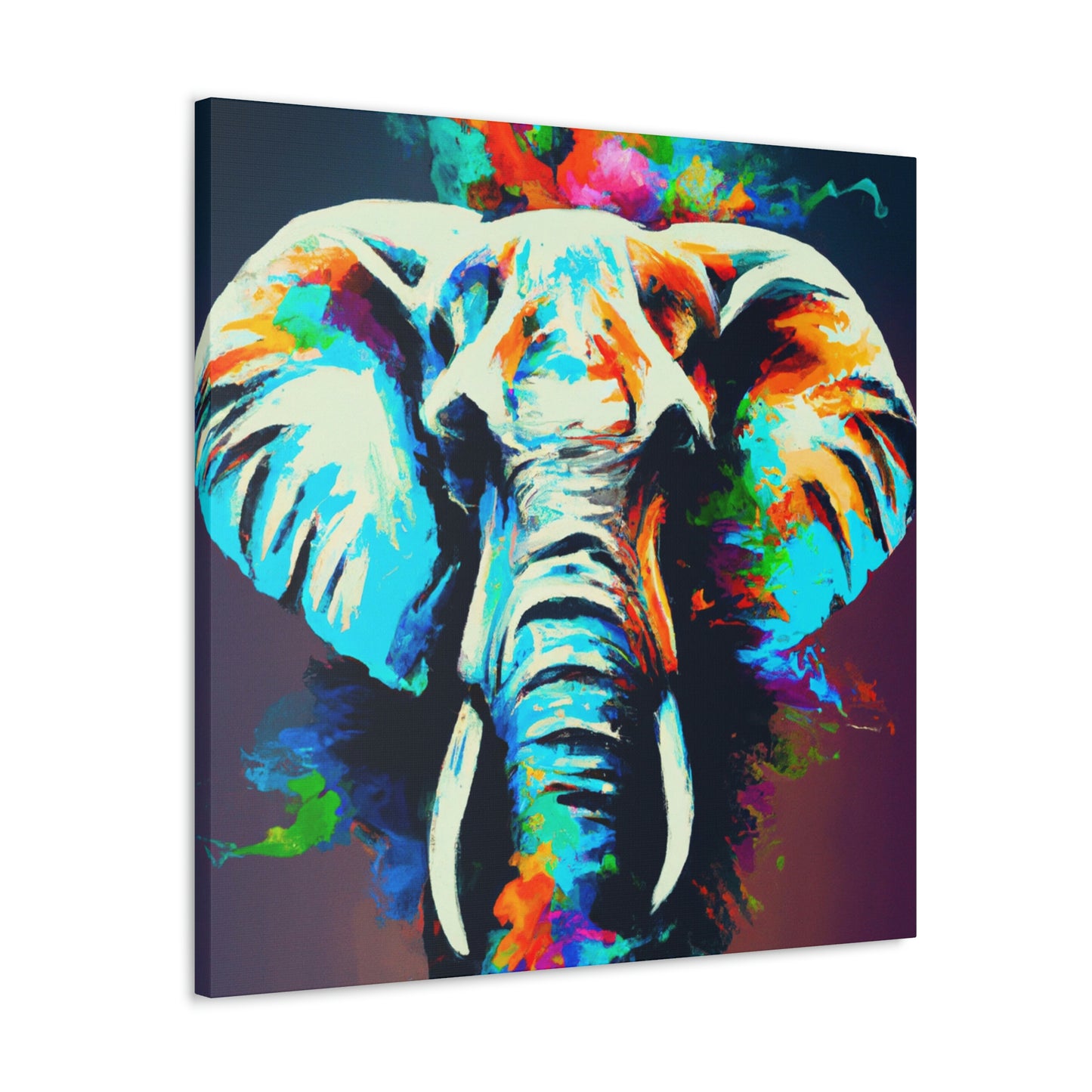 Rainbow Trunk. - Canvas