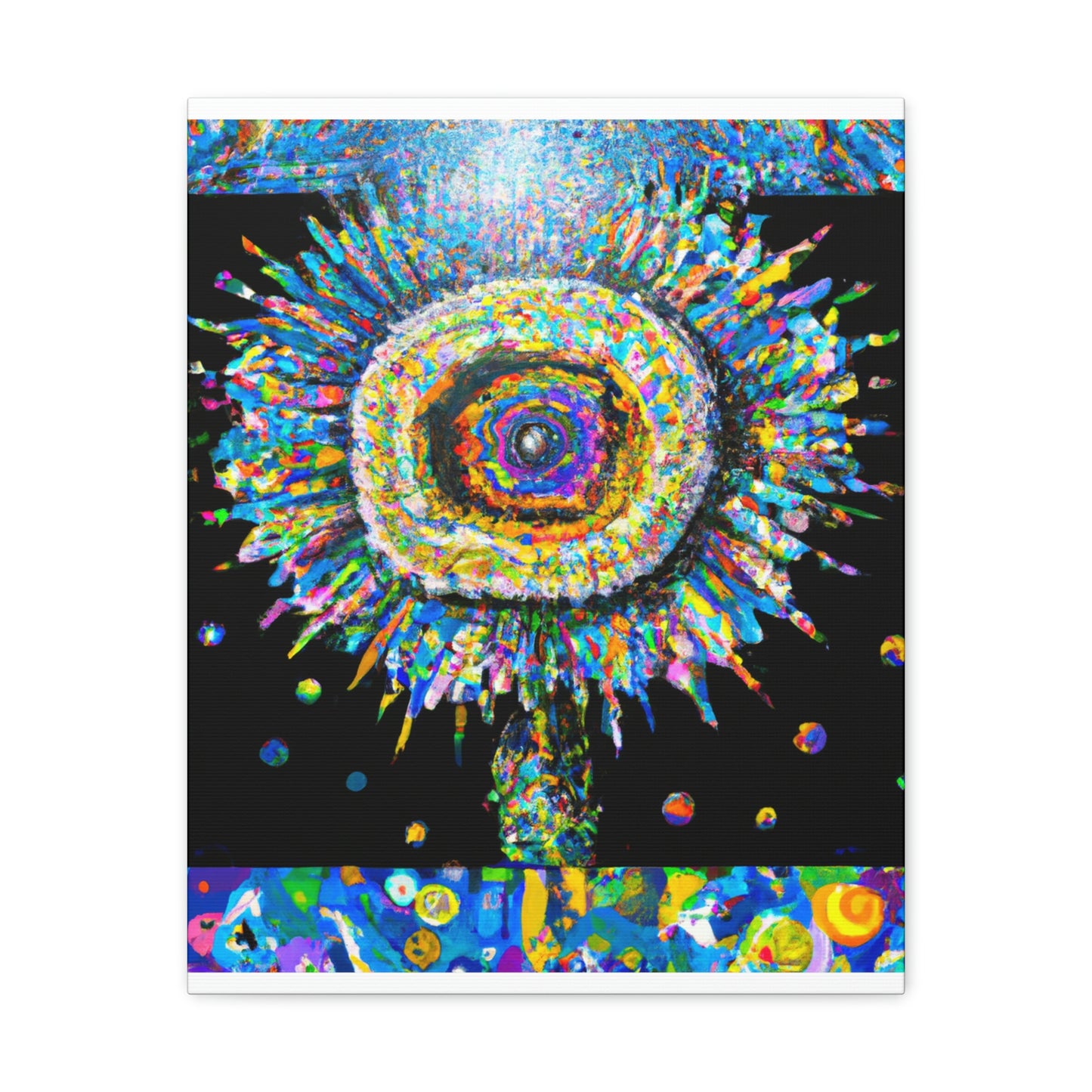 Tri-Bloom Blast - Canvas