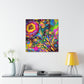 "Psychedelic Bloom" - Canvas