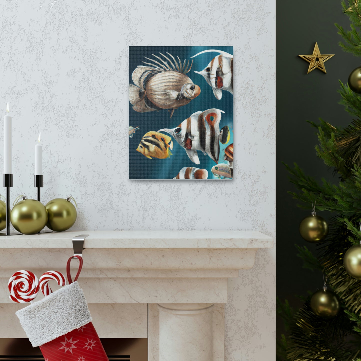 Oceanic Sea Life - Canvas