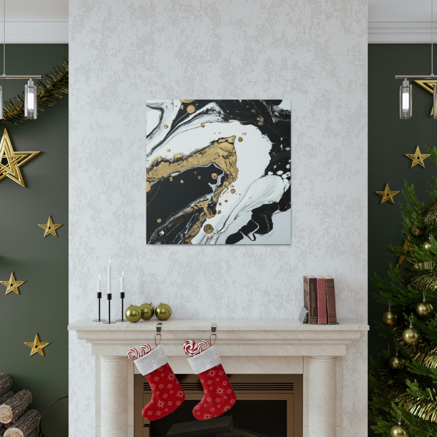 Opulent Splatter Luxe - Canvas