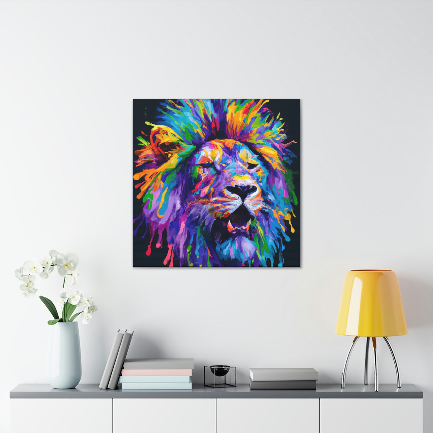 Lion Prismatic - Canvas