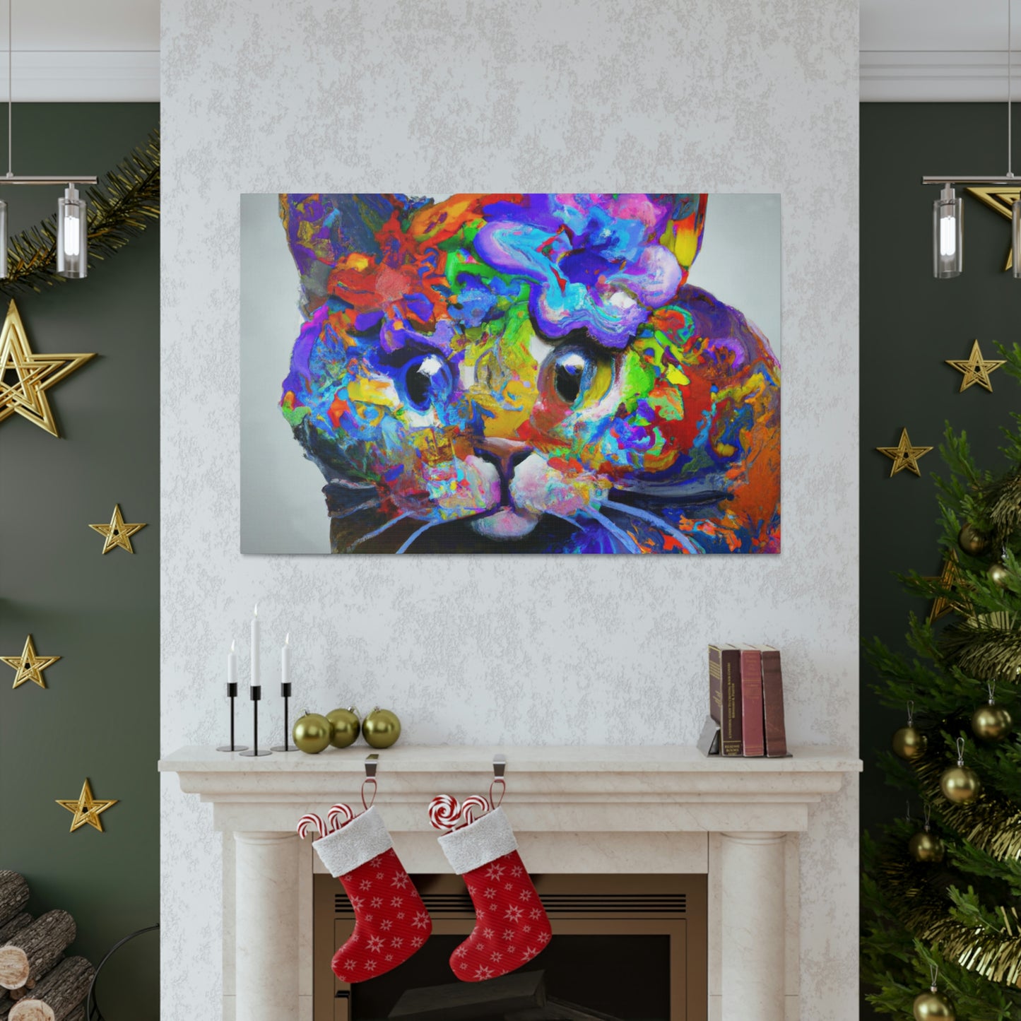 Dreamy Feline - Canvas