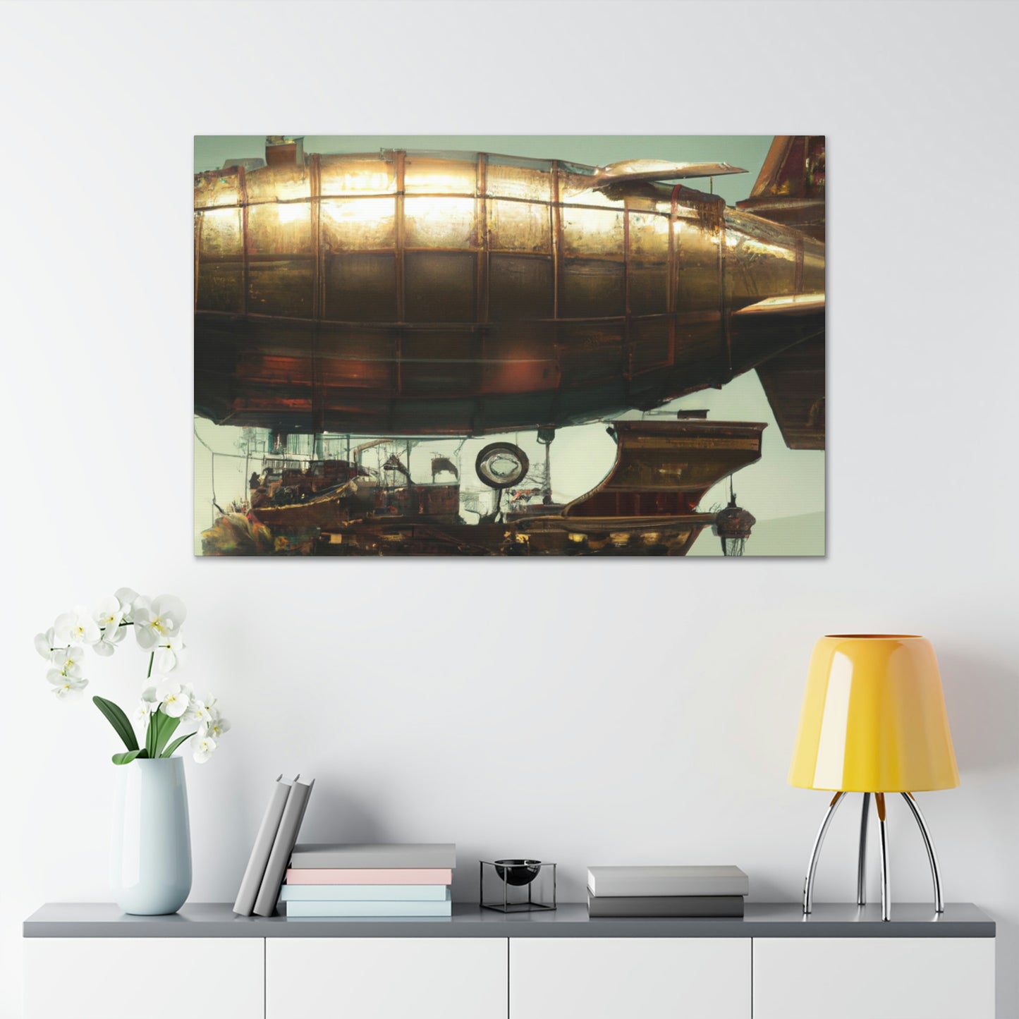 Steampunk Airship Digital
Digital Living Airship
Airship Living Digital - Canvas