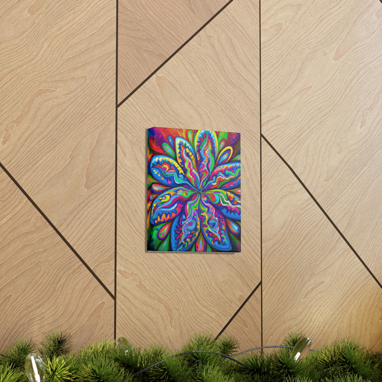 Psychedelic Bloom - Canvas