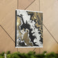 Gold Fluid Cascade. - Canvas