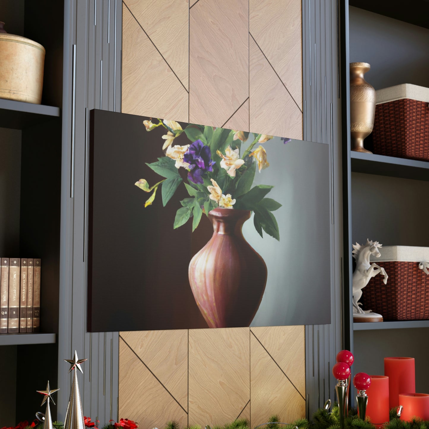 "Intricate Floral Weave." - Canvas