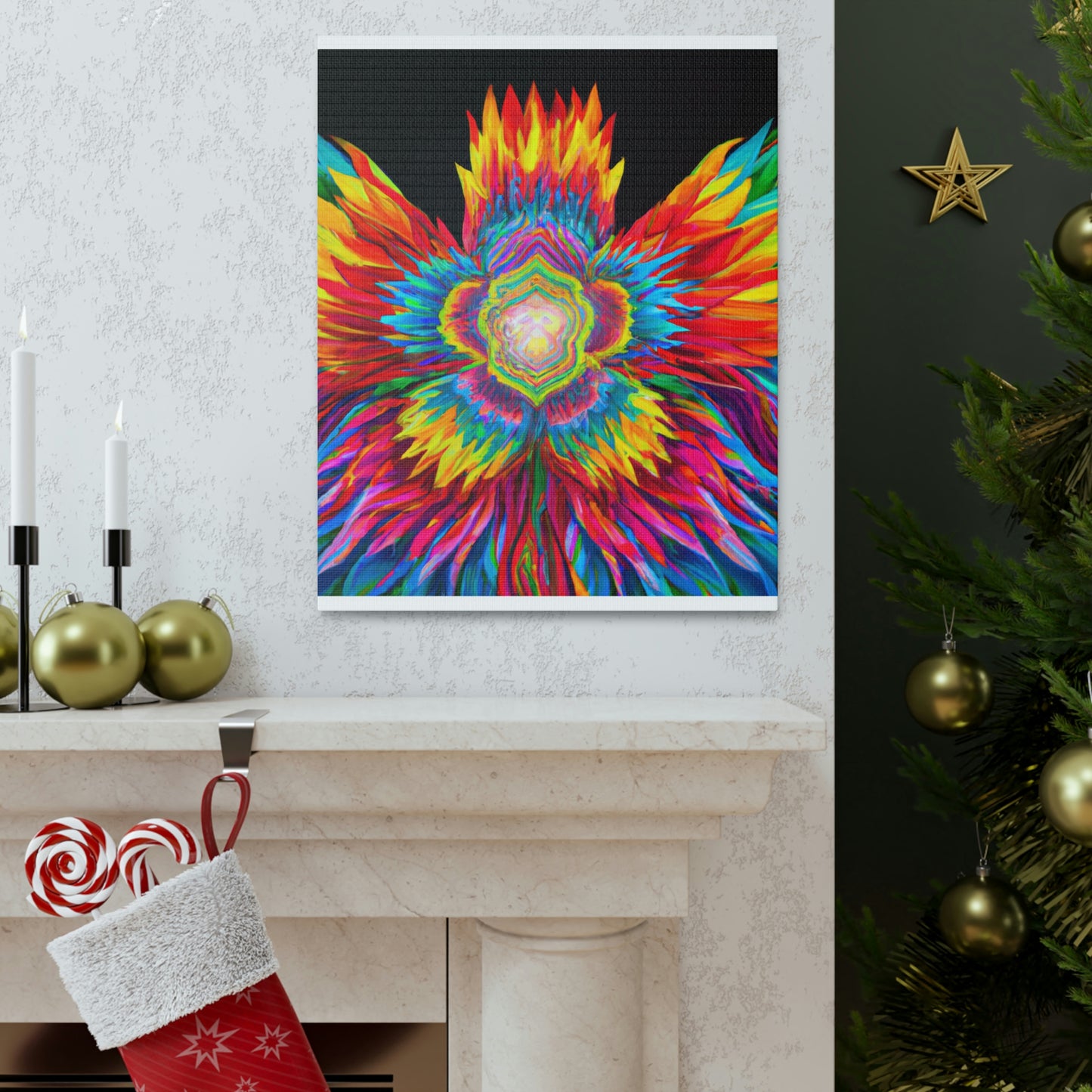 Vivid Botanica. - Canvas