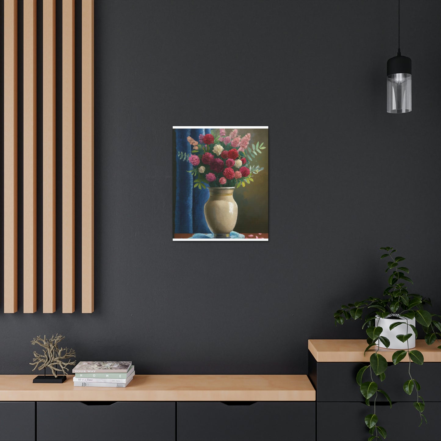 Floral Fantasia. - Canvas
