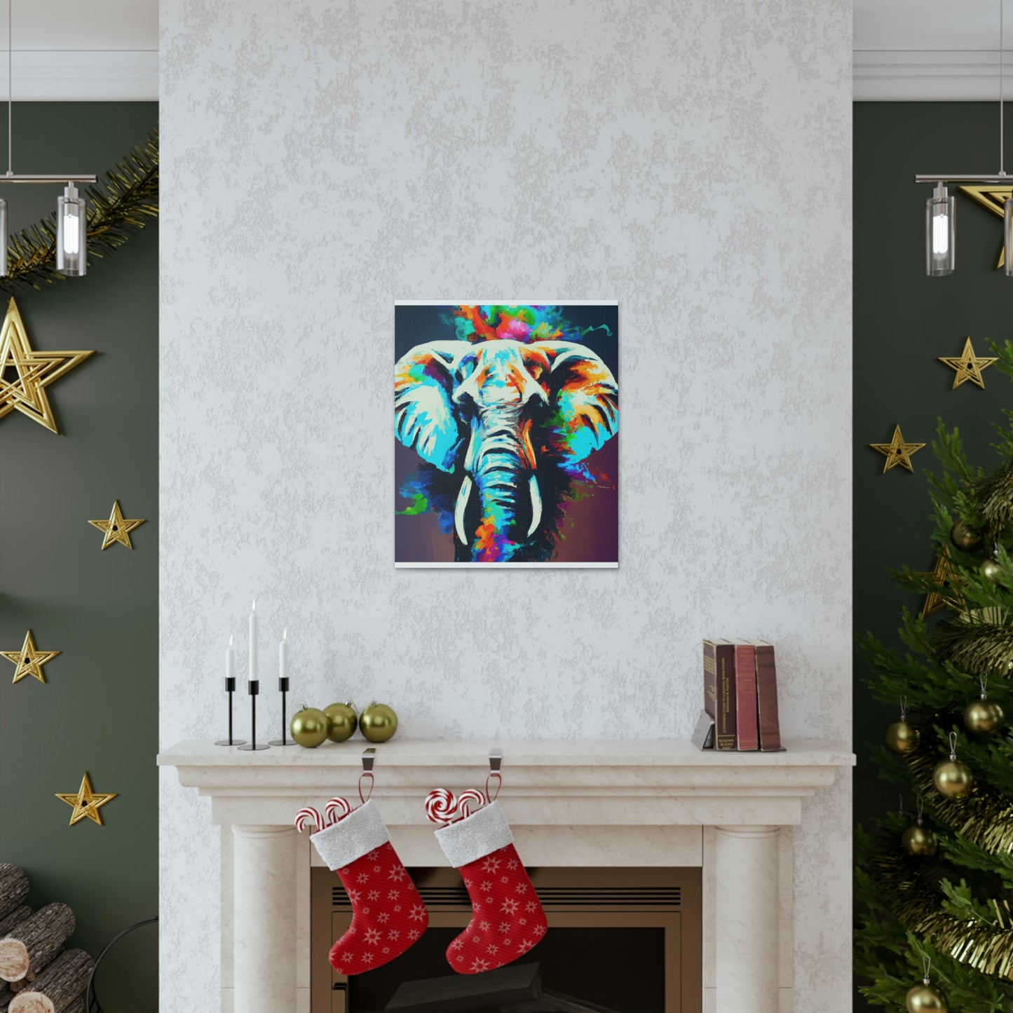 Rainbow Trunk. - Canvas