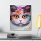 Floral Feline - Canvas