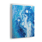 Cerulean Flow. - Canvas