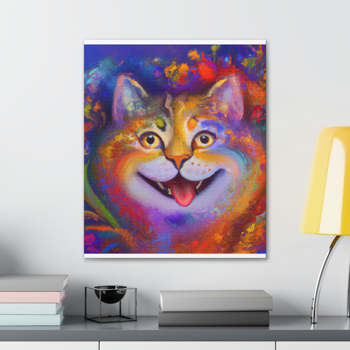 Vivid Feline. - Canvas