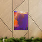 "Brushed Hues" - Canvas