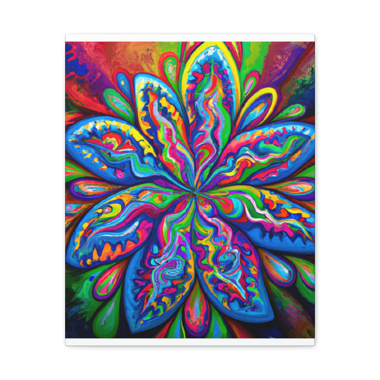 Psychedelic Bloom - Canvas
