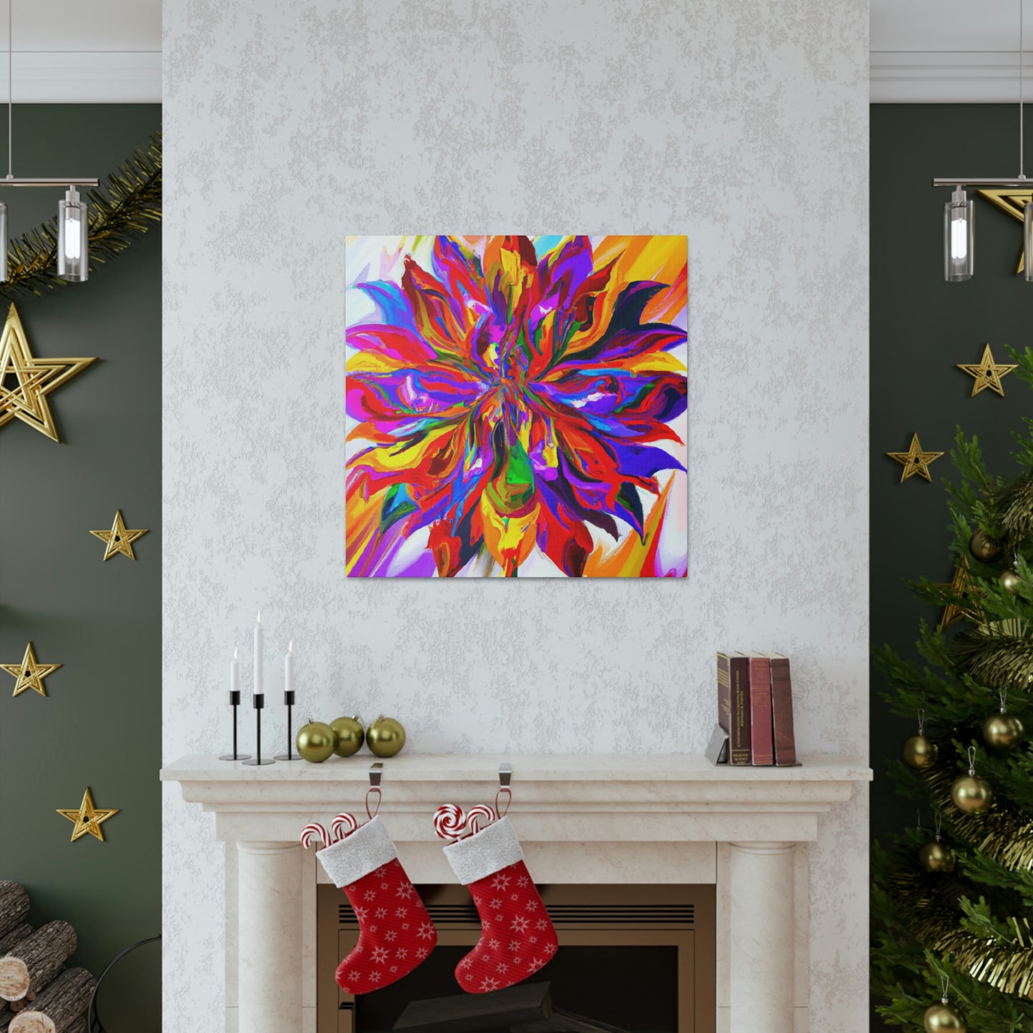 Vibrant Blooms - Canvas