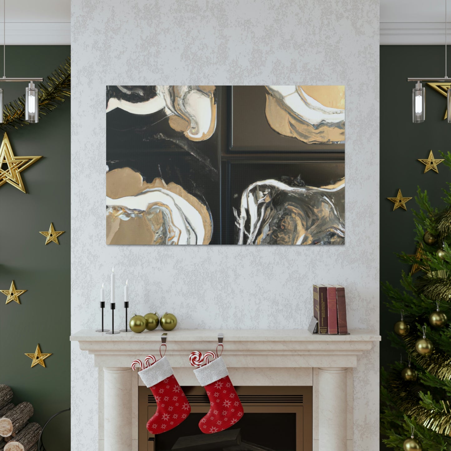 Midnight Luxury Glitz - Canvas