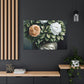 Glowing Floral Splendor. - Canvas