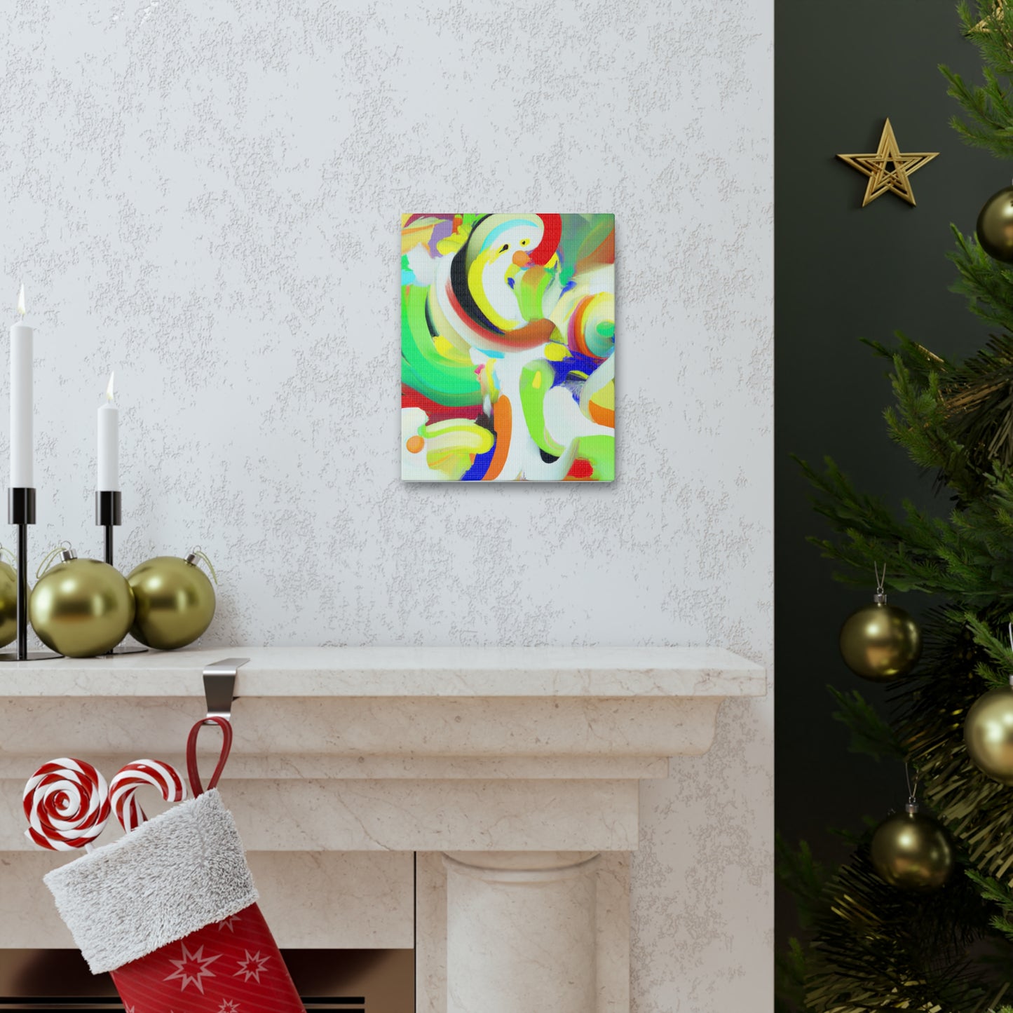 Radiant Brushstrokes - Canvas