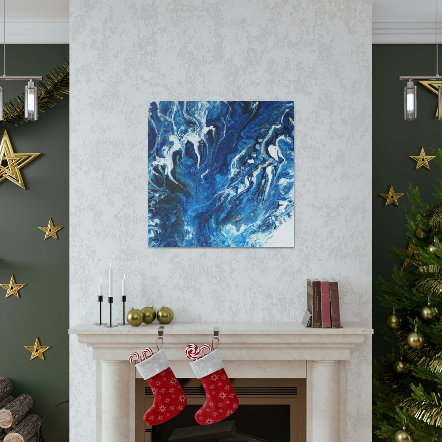 Aqua Tide. - Canvas