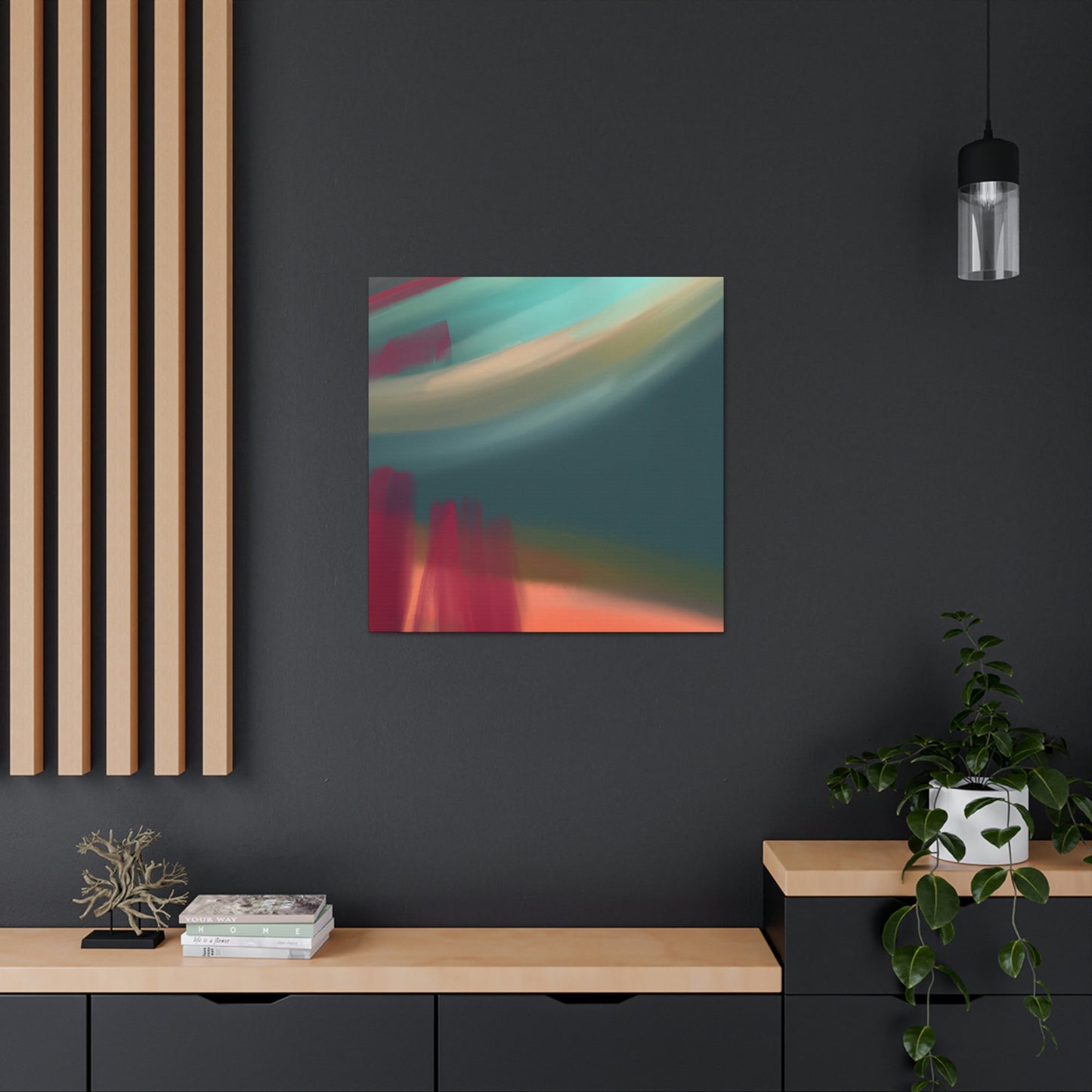 Vibrant Bloom. - Canvas