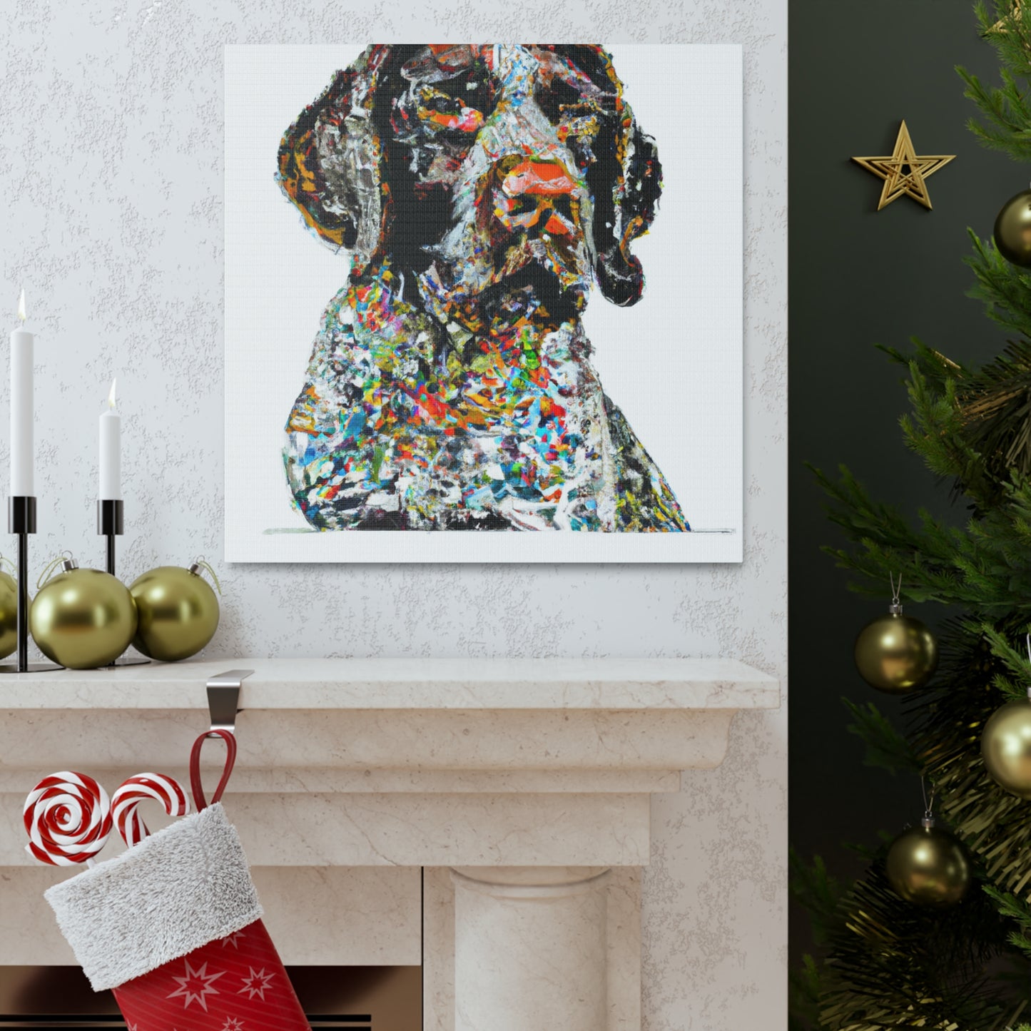 Painted Pointer - Canvas