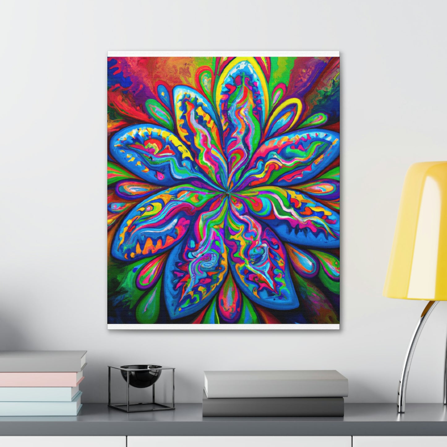Psychedelic Bloom - Canvas