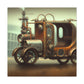 Steampunk Ride. - Canvas