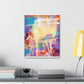 Cosmic Bloom. - Canvas