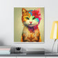 Flower Cat - Canvas