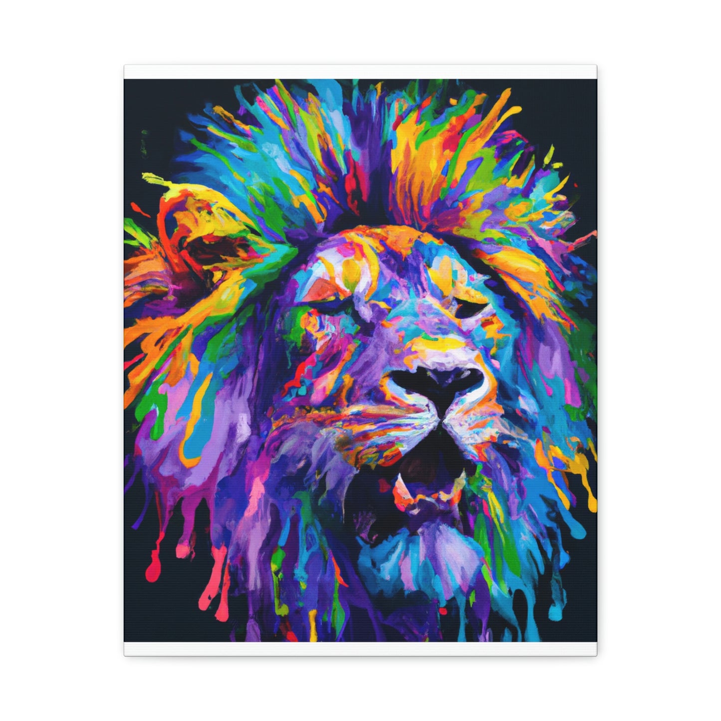 Lion Prismatic - Canvas