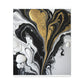 Golden Splatter Mosaic - Canvas