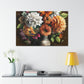 Floral Artistry Vase - Canvas