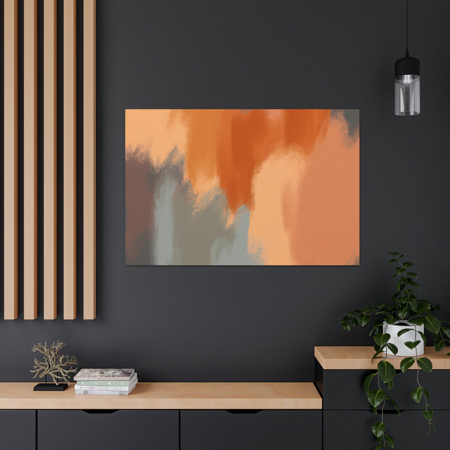Vibrant Oasis. - Canvas