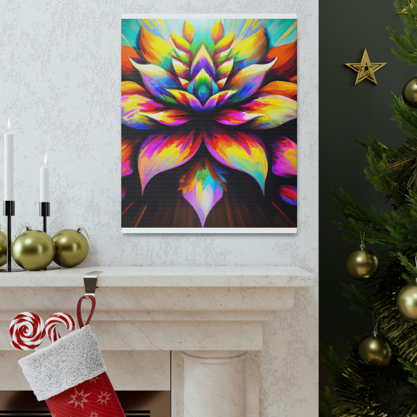 "Vivid Blooms" - Canvas