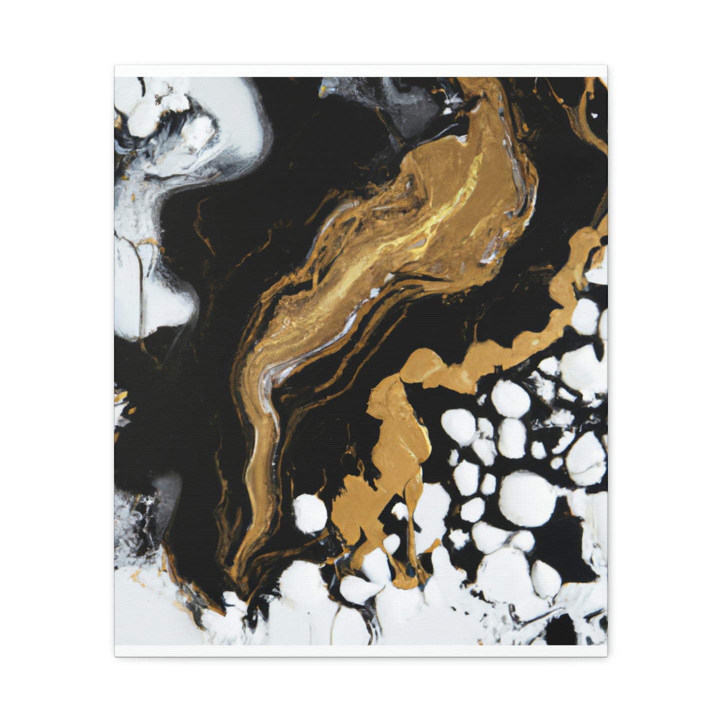 Glittering Ebony Cosmos - Canvas