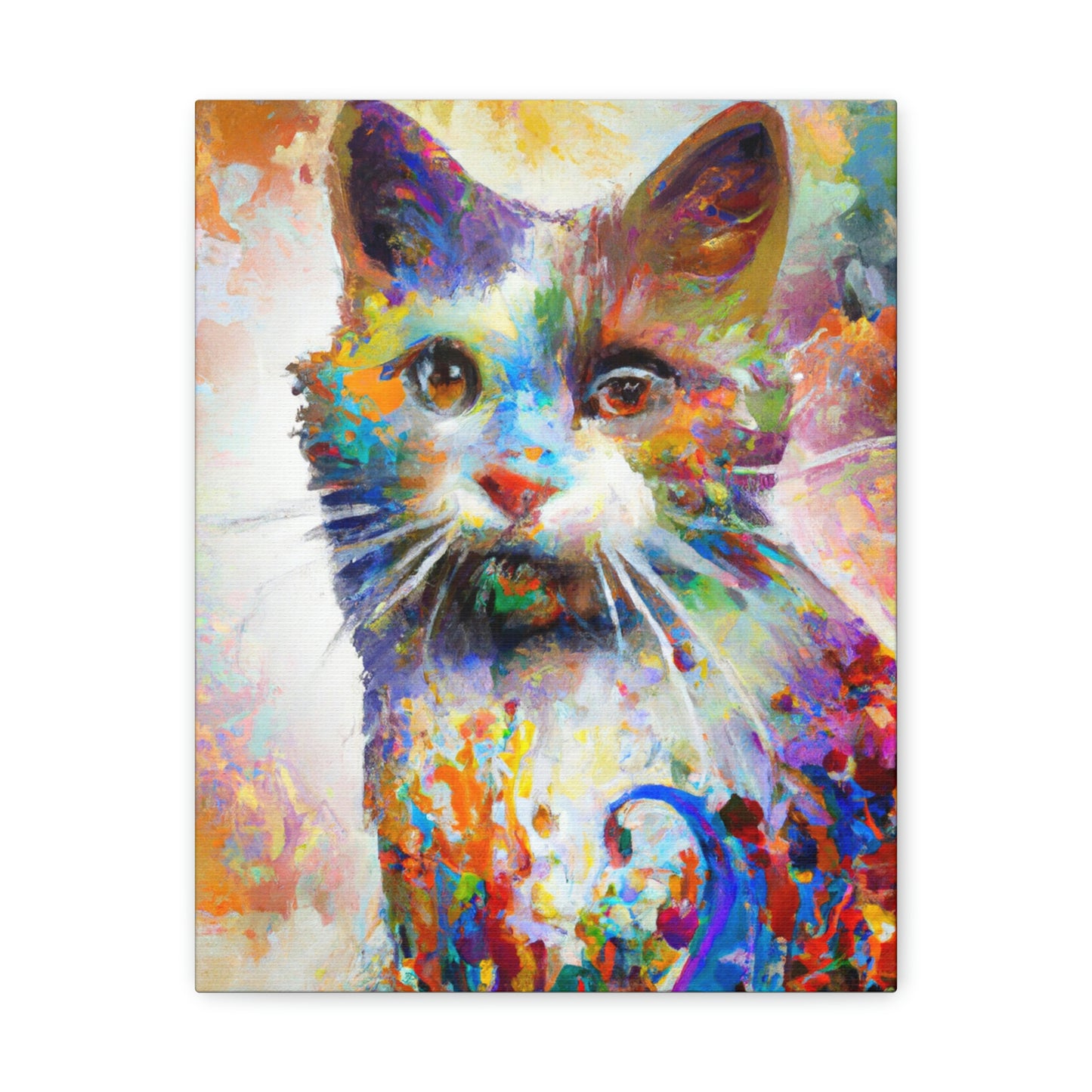Bloomy Feline! - Canvas