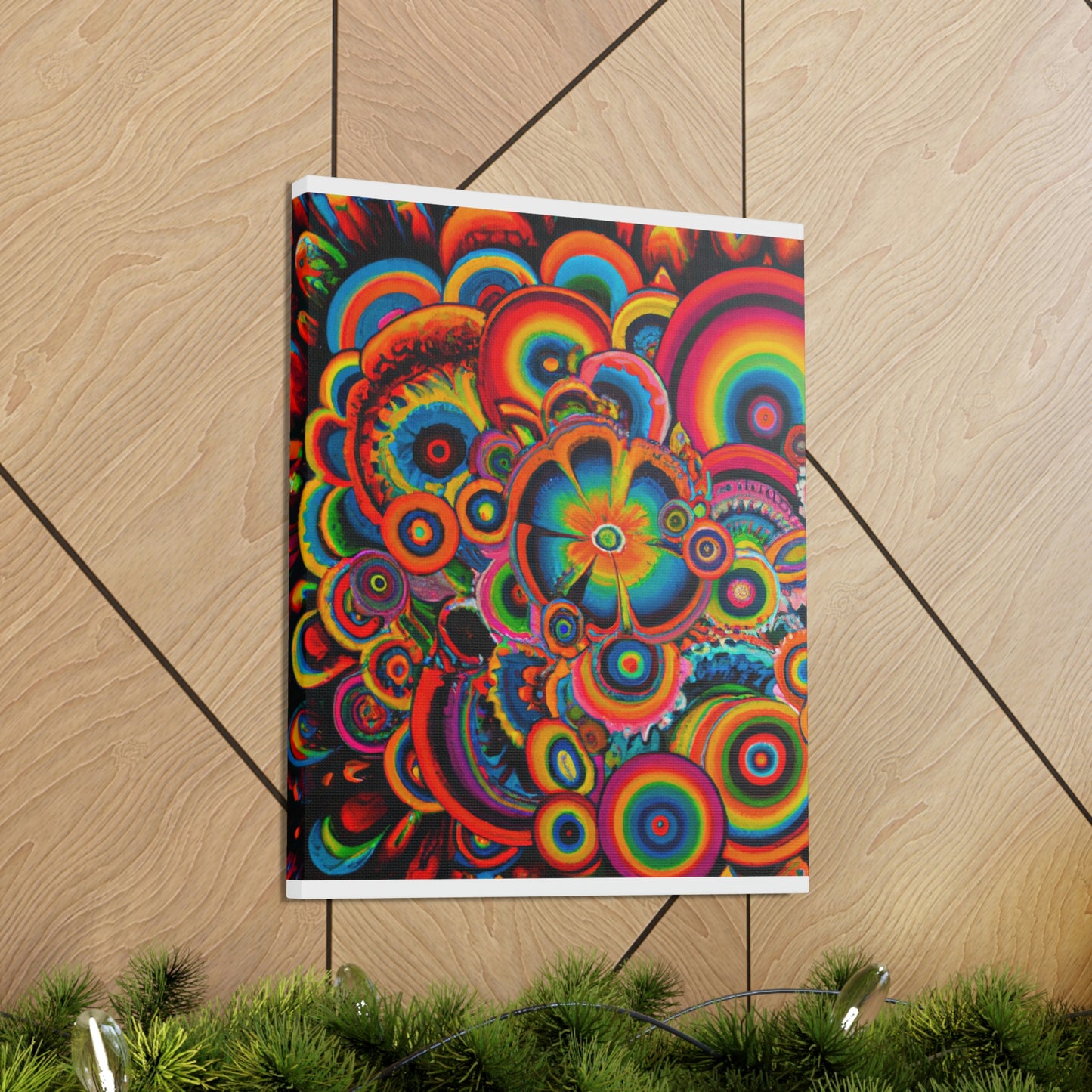 "Psychedelic Petals" - Canvas