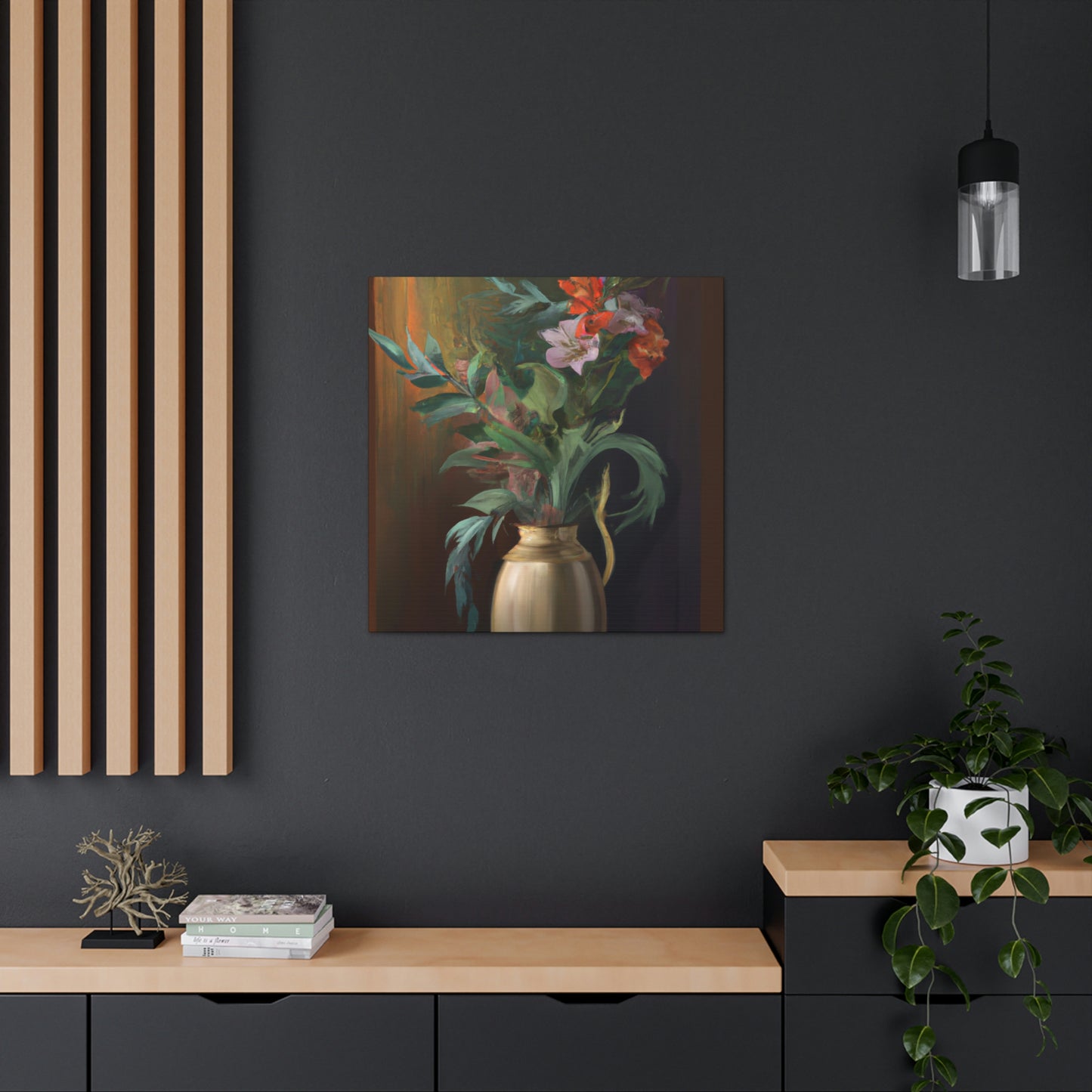 Floral Splendor Dream - Canvas