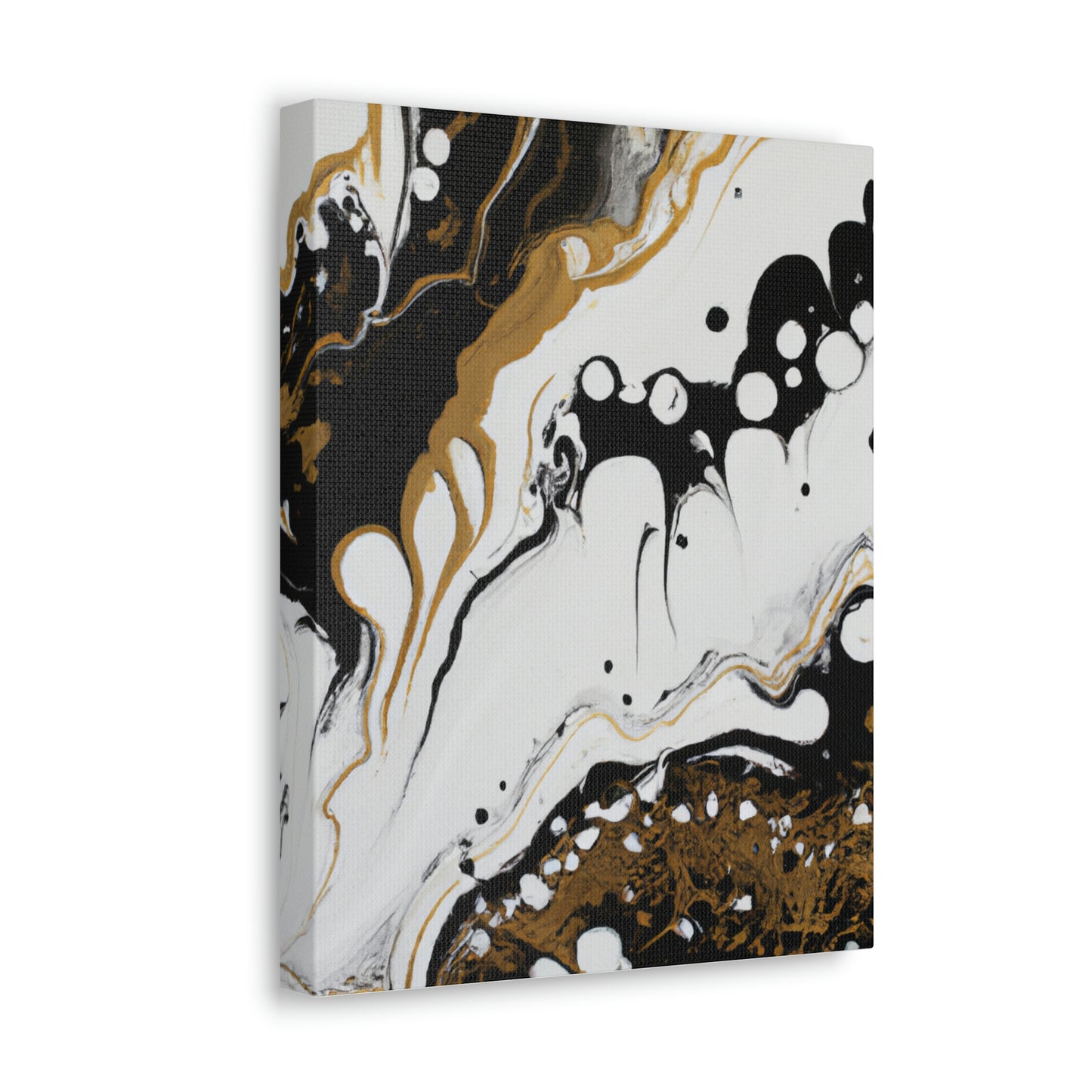 Mystic Gold Wave. - Canvas