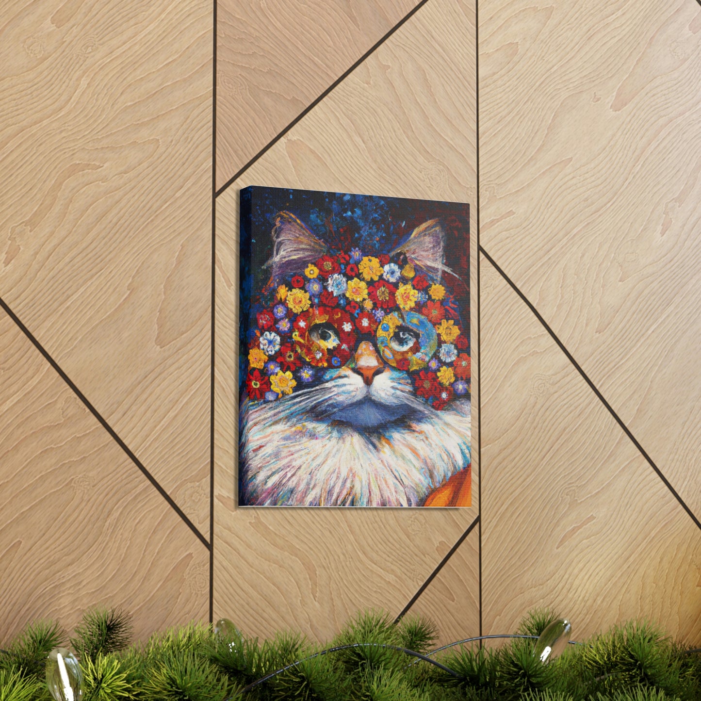 "Feline Vibrance" - Canvas