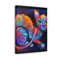 Feline Blooms. - Canvas