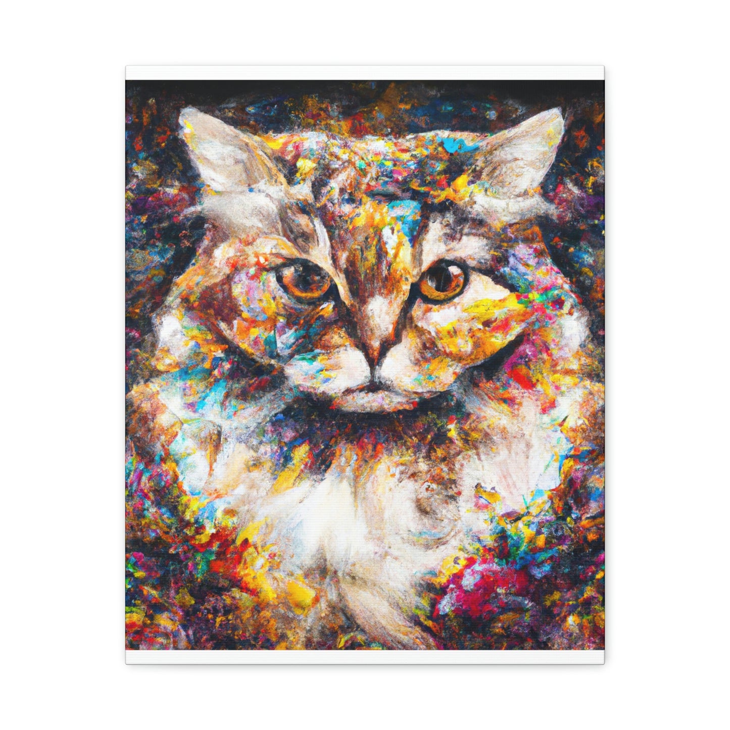 Flower Cat - Canvas